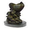 Image 1 : Be My Valentine Candle Holder Bronze Statue