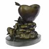 Image 2 : Be My Valentine Candle Holder Bronze Statue