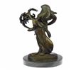 Image 3 : Winged Serpent Snake Dragon Fantasy Bronze Statue