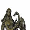 Image 6 : Winged Serpent Snake Dragon Fantasy Bronze Statue