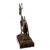 Image 8 : Stunning Farm Animal Goat Bronze Sculpture on Marble Base Statue