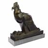 Image 1 : An Egyptian Style Figure of The Horus falcon Bronze Sculpture