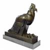 Image 6 : An Egyptian Style Figure of The Horus falcon Bronze Sculpture