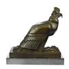 Image 7 : An Egyptian Style Figure of The Horus falcon Bronze Sculpture