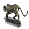 Image 9 : Tiger Bronze Sculpture on Marble Base Figurine