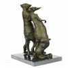 Image 4 : Meerkat and Baby Genuine Bronze Sculpture