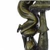 Image 8 : Sitting Young Lady on Mushroom Bronze Sculpture
