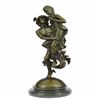 Image 1 : Pandora Box and Flying Mercury Bronze Sculpture