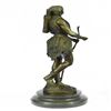 Image 4 : God Apollo Nude Young Man Hunter Bow Arrow Bronze Sculpture
