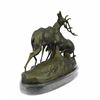 Image 2 : Mountain Deer Caribou Bronze Sculpture