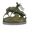 Image 3 : Mountain Deer Caribou Bronze Sculpture