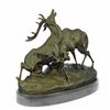 Image 5 : Mountain Deer Caribou Bronze Sculpture