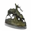 Image 7 : Mountain Deer Caribou Bronze Sculpture