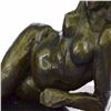 Image 7 : Nude Female Bronze Sculpture on Marble Base Statue