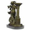 Image 4 : Victorian Candlestick Bronze Sculpture