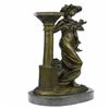 Image 5 : Victorian Candlestick Bronze Sculpture