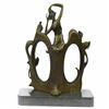 Image 3 : Lady Figural Picture Frame Maiden Bronze Sculpture