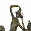 Image 6 : Lady Figural Picture Frame Maiden Bronze Sculpture