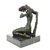 Image 1 : Zombie Multi Color Patina Bronze Sculpture