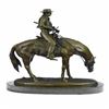 Image 3 : Horse Rodeo Rider Western Cowboy Bronze Sculpture