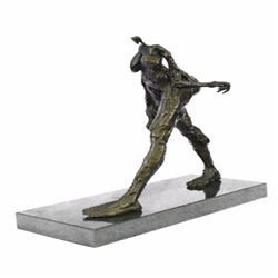 Bronze Sculpture on Marble Base Statue