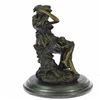 Image 4 : Sexy Lady Bronze Sculpture on Marble Base Statue