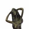 Image 6 : Sexy Lady Bronze Sculpture on Marble Base Statue