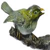 Image 2 : Bird of Paradise Bronze Sculpture on Marble Base Figurine