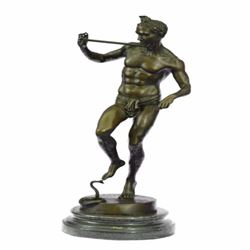 Snake Charmer Bronze Sculpture