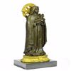 Image 5 : Virgin Mary Clutching a Cross Bronze Sculpture