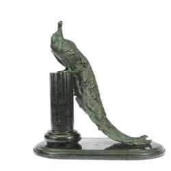 Peacock Animal Edition Bird Bronze Sculpture