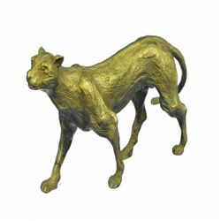 Cougar - Mountain Lion Wildlife Edition Bronze Sculpture