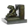 Image 1 : Baby Angel Bronze Sculpture on Marble Base Statue