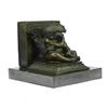 Image 4 : Baby Angel Bronze Sculpture on Marble Base Statue