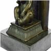 Image 7 : Baby Angel Bronze Sculpture on Marble Base Statue