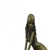 Image 6 : Fashion Lady Bronze Sculpture on Marble Base Statue