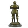 Image 3 : Knight with Armor Bronze Sculpture