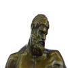Image 6 : Glycon Hercules Greek Myth Nude on Marble Base Sculpture Bronze Statue