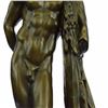 Image 7 : Glycon Hercules Greek Myth Nude on Marble Base Sculpture Bronze Statue