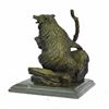 Image 3 : Bear Standing on Cliff Bronze Sculpture