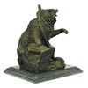 Image 8 : Bear Standing on Cliff Bronze Sculpture