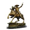 Image 1 : Cowboy Shooting Gun Bronze Sculpture
