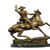 Image 3 : Cowboy Shooting Gun Bronze Sculpture