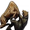 Image 2 : Animal Trophy Bull and Bear Bronze Sculpture