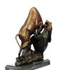 Image 6 : Animal Trophy Bull and Bear Bronze Sculpture