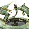 Image 5 : Wildlife Three Sword Fish Water Fountain Bronze Sculpture
