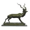 Image 1 : African Greater Kudu Bronze Sculpture