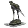 Image 6 : Wildlife Stork Bird Bronze Statue