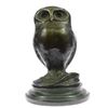 Image 1 : Owl Bronze Bird Sculpture