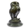 Image 9 : Owl Bronze Bird Sculpture